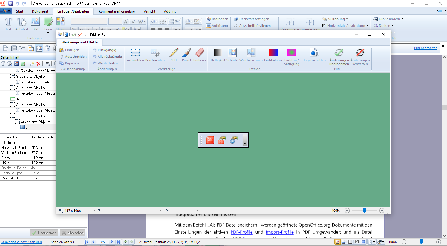 Perfect PDF 11 Premium - with image editor in PDF files