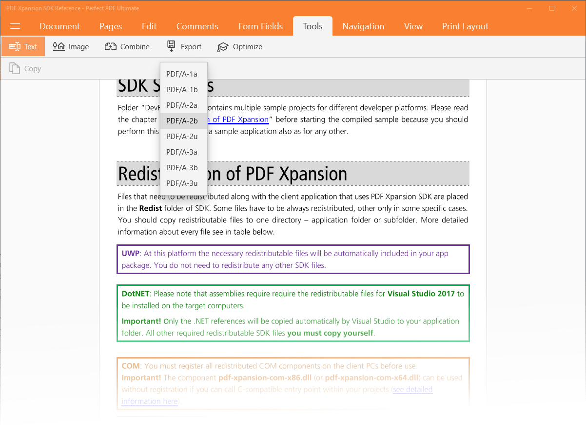 PDF Xpansion SDK PDF/A Converter